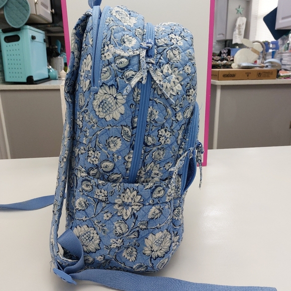 Campus Backpack Sweet Garden Blue NWOT main image 4